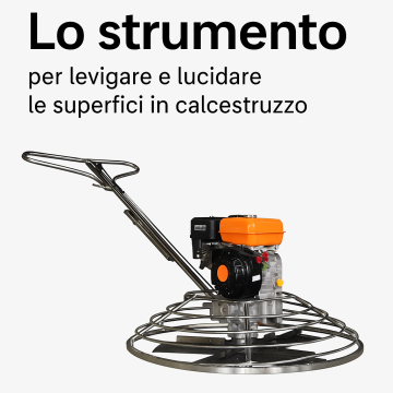 Macchina levigatrice Trowel portatile